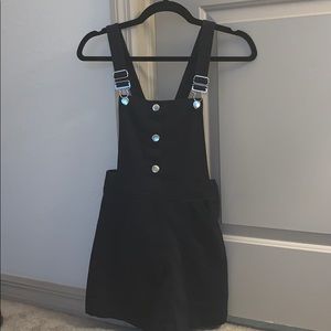 H&M Black Overall Dress